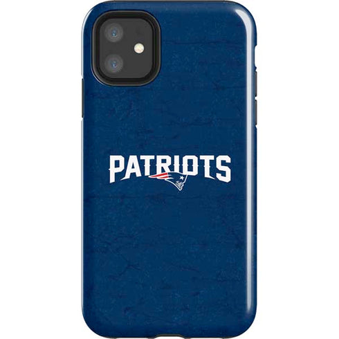 NFL New England Patriots Distressed iPhone 11 Impact Case