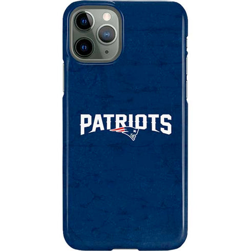 NFL New England Patriots Distressed iPhone 11 Pro Lite Case