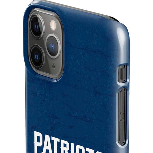 NFL New England Patriots Distressed iPhone 11 Pro Lite Case