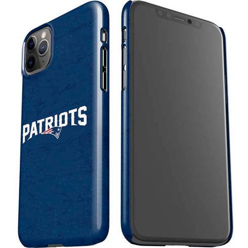 NFL New England Patriots Distressed iPhone 11 Pro Max Lite Case