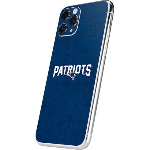 NFL New England Patriots Distressed iPhone 11 Pro Skin