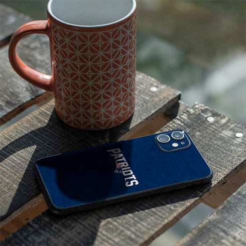 NFL New England Patriots Distressed iPhone 11 Skin