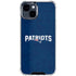 NFL New England Patriots Distressed iPhone 15 Clear Case