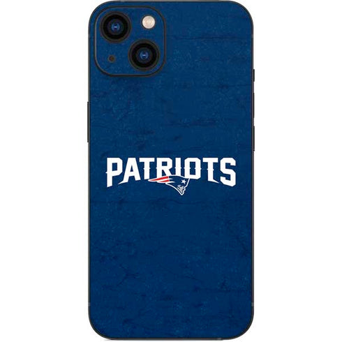NFL New England Patriots Distressed iPhone 15 Skin