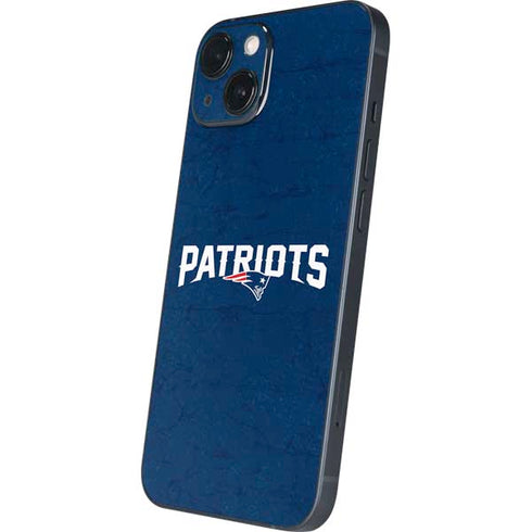NFL New England Patriots Distressed iPhone 15 Skin