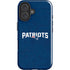 NFL New England Patriots Distressed iPhone 16 Impact Case