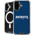 NFL New England Patriots Distressed iPhone 16 MagSafe Case