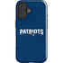 NFL New England Patriots Distressed iPhone 16 Plus Impact Case