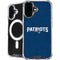 NFL New England Patriots Distressed iPhone 16 Plus MagSafe Case