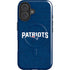 NFL New England Patriots Distressed iPhone 16 Plus Magsafe Impact Case