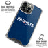 NFL New England Patriots Distressed iPhone 16 Pro Clear Case