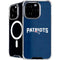 NFL New England Patriots Distressed iPhone 16 Pro MagSafe Case