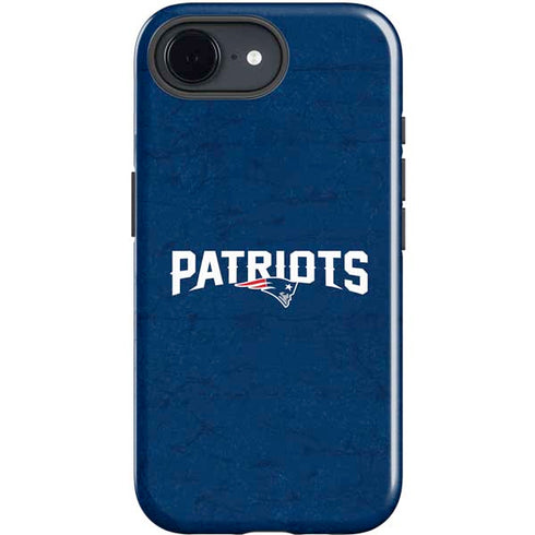 NFL New England Patriots Distressed iPhone 16e Impact Case