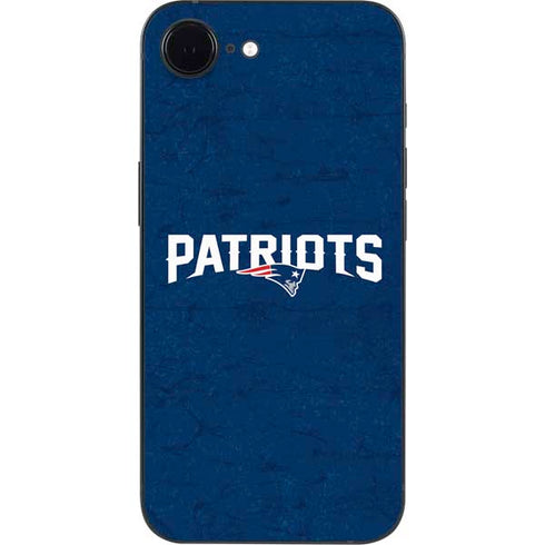 NFL New England Patriots Distressed iPhone 16e Skin