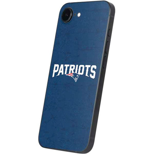 NFL New England Patriots Distressed iPhone 16e Skin