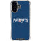 NFL New England Patriots Distressed iPhone 17 Clear Case