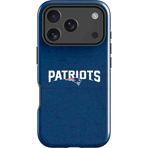 NFL New England Patriots Distressed iPhone 18 Pro Impact Case