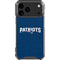 NFL New England Patriots Distressed iPhone 18 Pro Max Clear Case