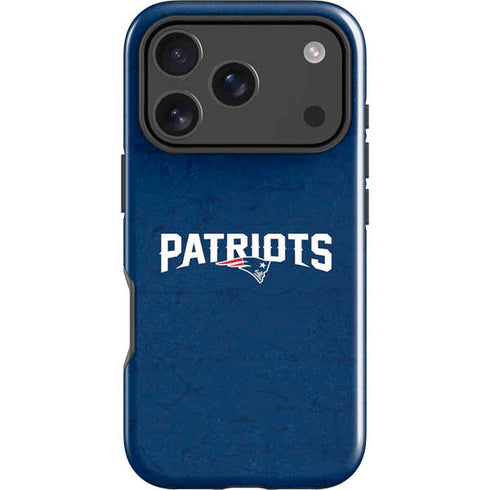 NFL New England Patriots Distressed iPhone 18 Pro Max Impact Case