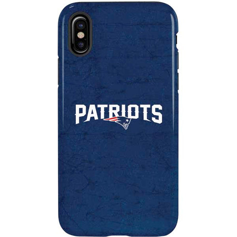 NFL New England Patriots Distressed iPhone X Pro Case
