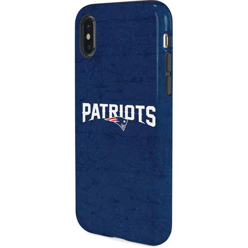 NFL New England Patriots Distressed iPhone X Pro Case