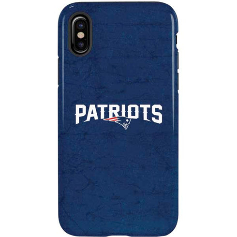 NFL New England Patriots Distressed iPhone XS Pro Case