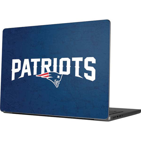 NFL New England Patriots Distressed Apple MacBook Pro 14-inch Skin
