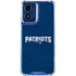 NFL New England Patriots Distressed Moto G Play 4G (2024) Clear Case