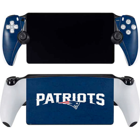 NFL New England Patriots Distressed PlayStation Portal Remote Player Skin