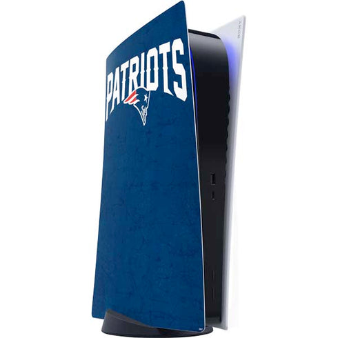 NFL New England Patriots Distressed PlayStation PS5 Skins