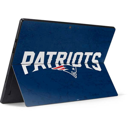 NFL New England Patriots Distressed Surface Pro 7 Skin