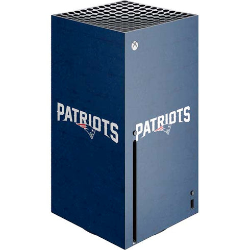 NFL New England Patriots Distressed Xbox Series X Skins
