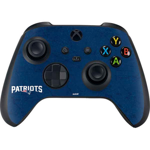 NFL New England Patriots Distressed XBox Series X Digital Edition Bundle Skin