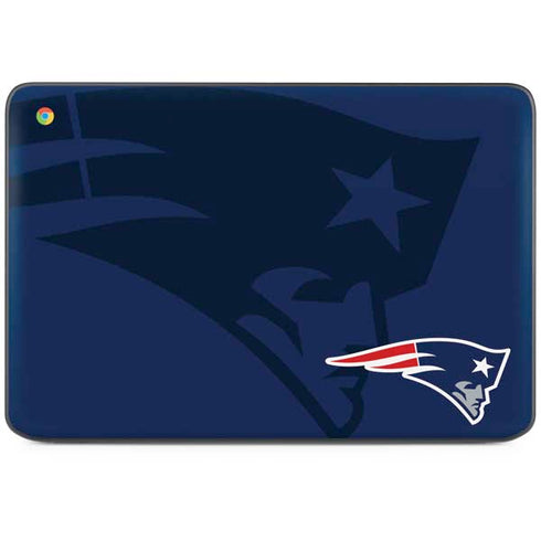 NFL New England Patriots Double Vision HP Chromebook Skin