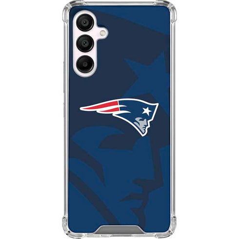 NFL New England Patriots Double Vision Galaxy A16 5G Clear Case