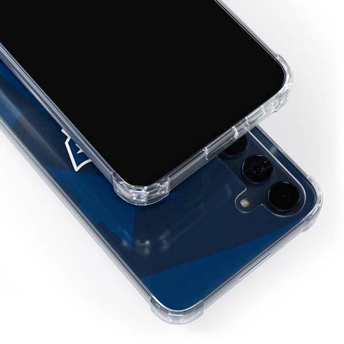 NFL New England Patriots Double Vision Galaxy A55 5G Clear Case