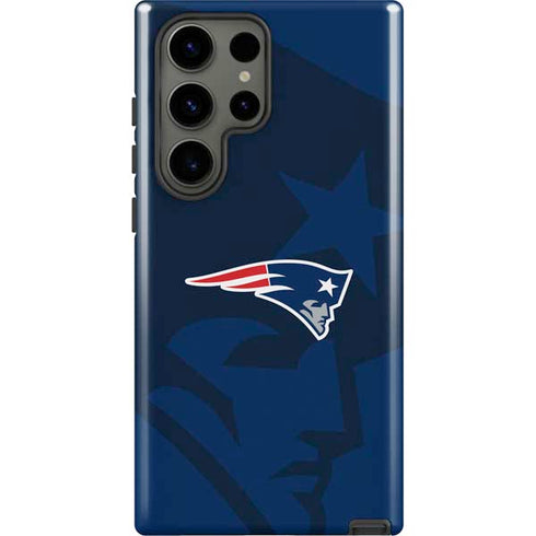 NFL New England Patriots Double Vision Galaxy S23 Ultra Pro Case