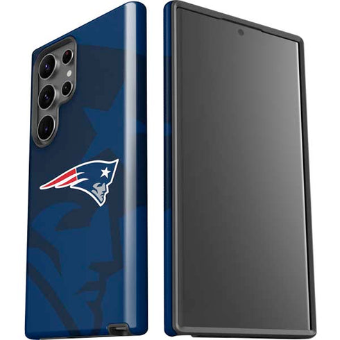 NFL New England Patriots Double Vision Galaxy S23 Ultra Pro Case