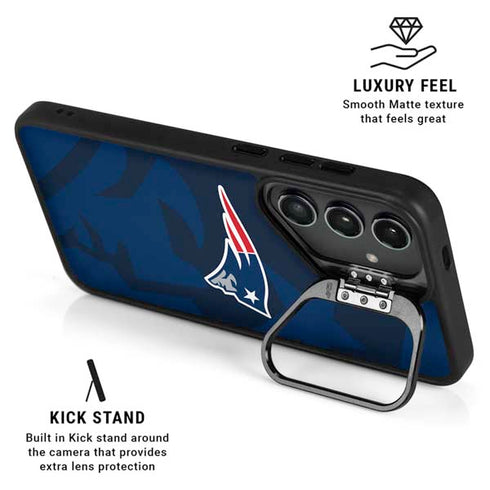NFL New England Patriots Double Vision Galaxy S25 Ultra Kickstand Case