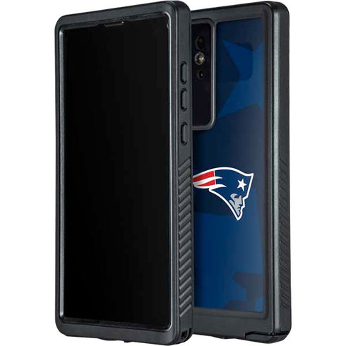 NFL New England Patriots Double Vision Galaxy S24 Ultra Waterproof Case