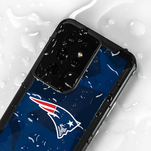 NFL New England Patriots Double Vision Galaxy S24 Ultra Waterproof Case