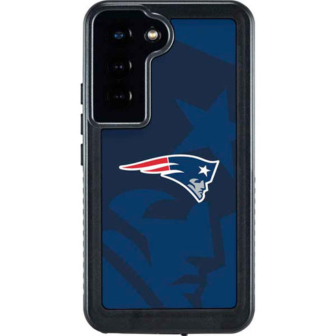 NFL New England Patriots Double Vision Galaxy S24 Waterproof Case