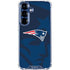 NFL New England Patriots Double Vision Galaxy S25 FE Clear Case
