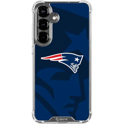 NFL New England Patriots Double Vision Galaxy S26 Clear Case