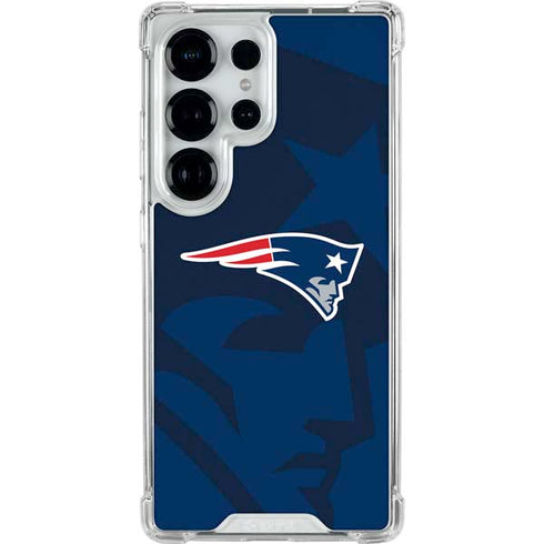 NFL New England Patriots Double Vision Galaxy S26 Ultra Clear Case