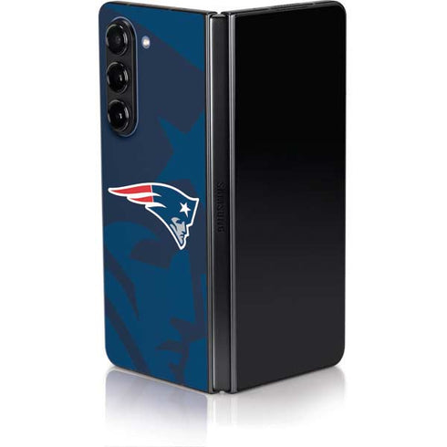 NFL New England Patriots Double Vision Galaxy Z Fold5 5G Skin