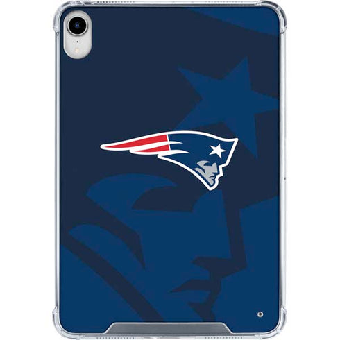 NFL New England Patriots Double Vision iPad 11th Gen (2025) Clear Case