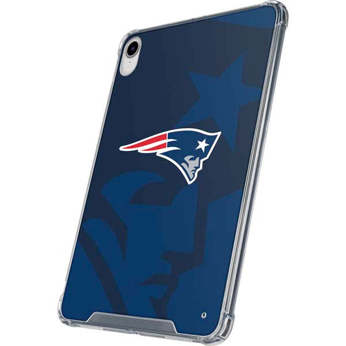 NFL New England Patriots Double Vision iPad 11th Gen (2025) Clear Case