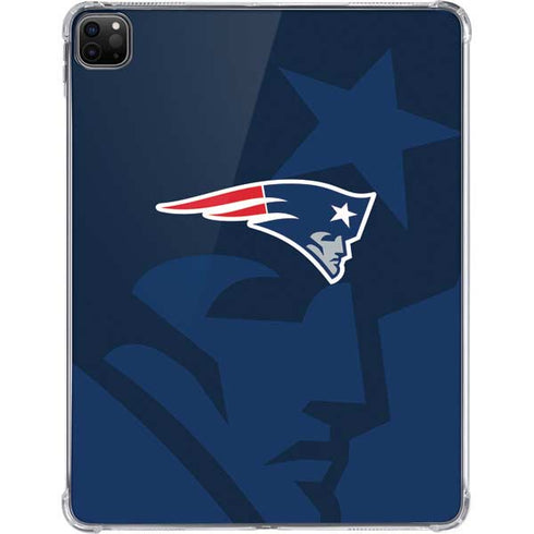 NFL New England Patriots Double Vision iPad Pro 11in (2024) Clear Case