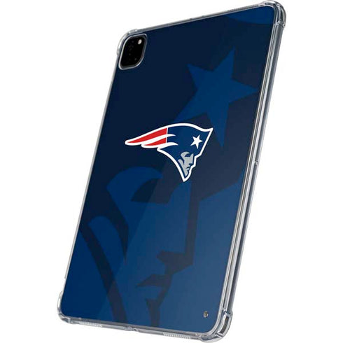 NFL New England Patriots Double Vision iPad Pro 11in (2024) Clear Case
